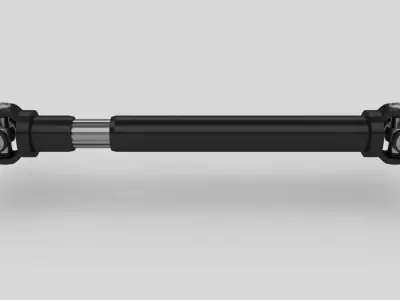 Drive Shaft Low-poly 3D model