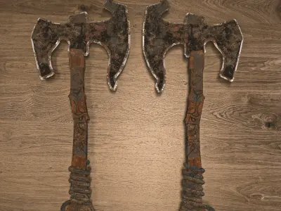 Old Axe 3D model 3D model