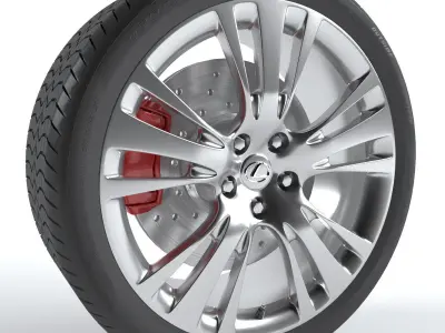 Lexus RX 450h Wheel 3D model