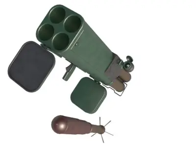 Incendiary Rocket Launcher 3D model