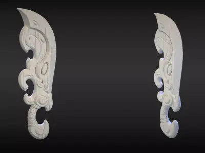 Stylized Sword 22 3D model