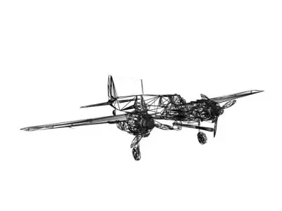 HENSCHEL AIRCRAFT 3D model