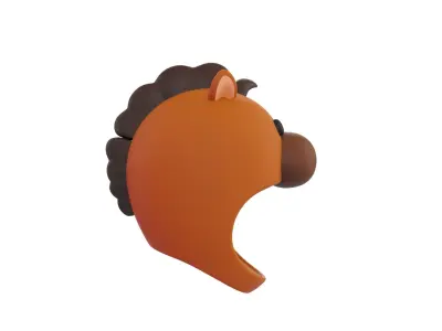 Prop047 Horse Hat 3D model