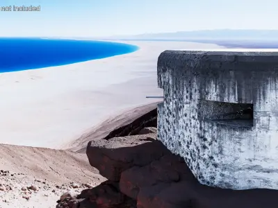 Defensive Fortification Bunker with Heavy Machine Gun 3D model