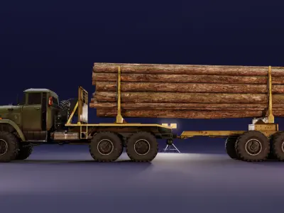 DCB K-133BYAT - Logger - Unbranded Low-poly 3D model