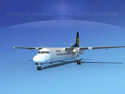 Fokker F-60 Lufthansa 3D model