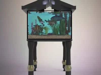 Fish aquarium 3D model