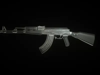 AK74 3D By Timvias Free 3D model