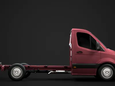 RAM Sprinter Chassis Single Cab L2 RWD 2020 3D model