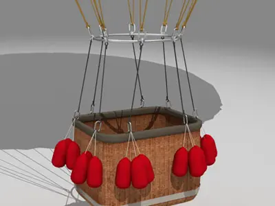 Balloon gas 3D model