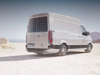 Cargo van unbranded 3D model