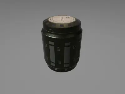 sci-fic bomb Free low-poly 3D model
