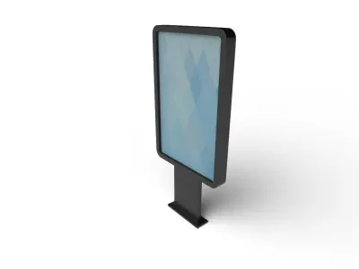 Stand Display M03 Low-poly 3D model