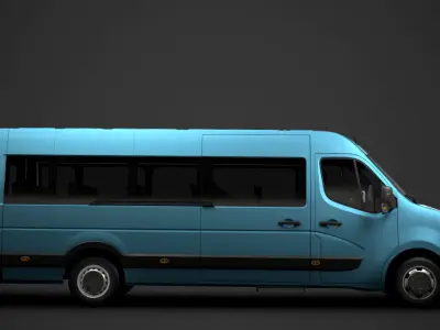 Nissan NV 400 L4H2 MiniBus 2020 3D model
