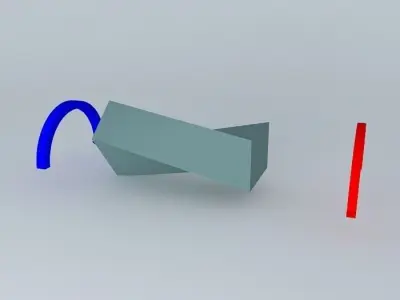 Torque two arrows Free 3D model