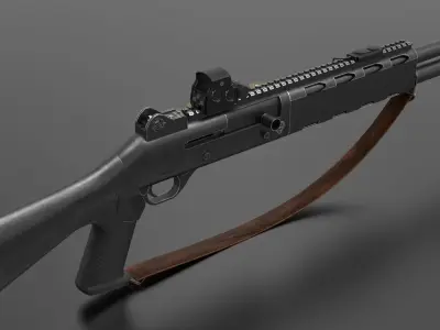 Shotgun 90  Fps - Tps  Low-poly 3D model