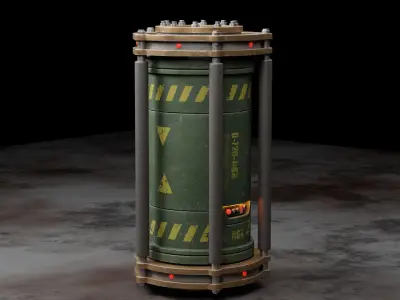 Military Grade Time Bomb  3D model