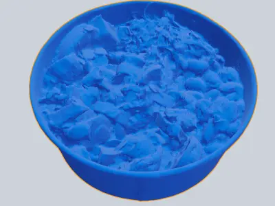 poke bowl with tuna rice avocado mango 3D model