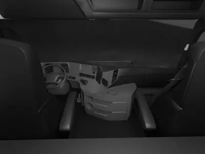 Aircraft Refueler Truck - Fuel Truck Low-poly 3D model