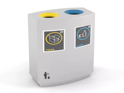 Ashtray Bin Free 3D model
