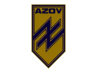 Emblem of the Azov Battalion 3D print model