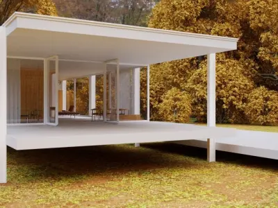 Farnsworth House 3D model