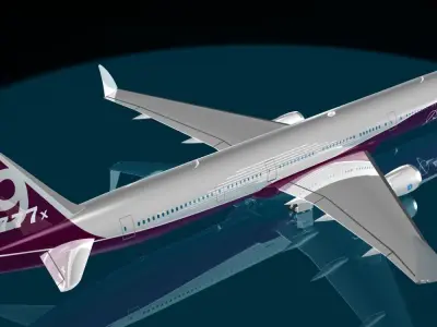 BOEING 777 - 9X 3D model