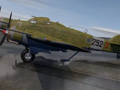 Savoia Marchetti SM-79 Sparviero 3D model