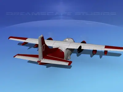 Fairchild C-123K Provider V11 3D model