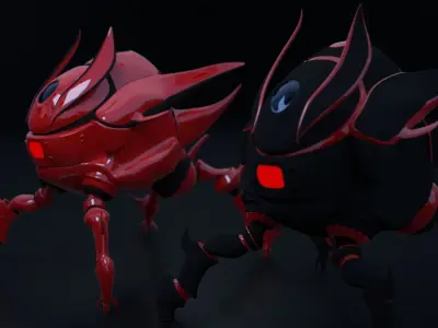 Robot Explorers 3D model