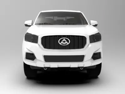 Maxus T60 Double Cab Free low-poly 3D model