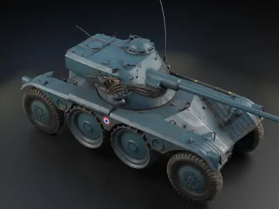 Panhard EBR 75 PBR Model 3D model