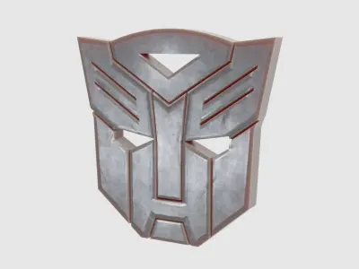 transformers icon Free low-poly 3D model