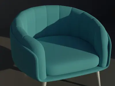 Sofa chair Free low-poly 3D model purchase
