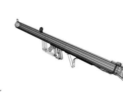 Rocket Launcher - Shoulder-fired - Raketenpanzerbuchse 3D model