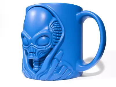 Alien Mug 5 3D print model
