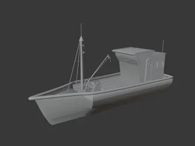 boat 3d 3D model