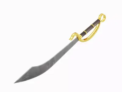 Fantasy Sword 02 3D model