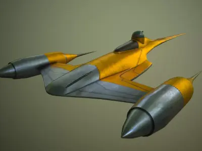naboo n1 star wars Low-poly 3D model
