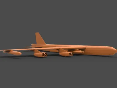 B-52 Stratofortress 3D print model