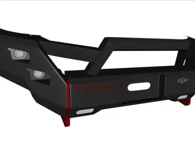 Bumper Front Ecotechne For Toyota Tacoma 3D model