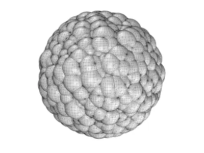 Bubbles Sphere Combination 3D model
