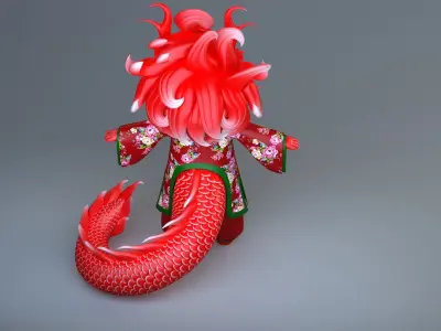 Little Dragons  3D model