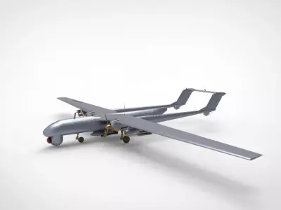 TAI Anka Turkish Drone UAV 3D model