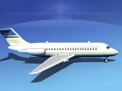 Doulgas DC-9-20 Air Charter Intl 3D model