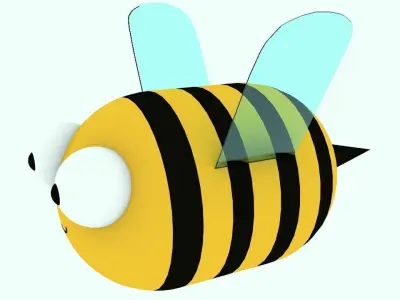 Bee cute Free 3D model