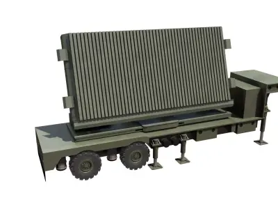 GreenPine radar 3D model