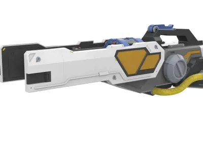 Winston Tesla Cannon - Overwatch - Printable - STL - Commercial 3D print model