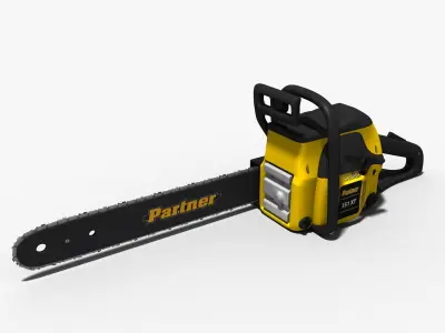 Chain saw Partner 3D model