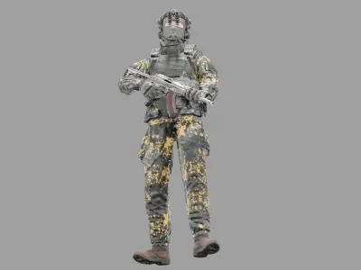 FSB Operator Low-poly 3D model